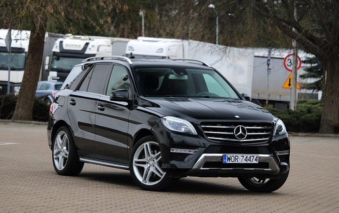 Mercedes-Benz ML cena 89900 przebieg: 207000, rok produkcji 2014 z Golub-Dobrzyń małe 232